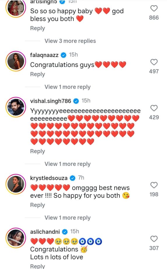 Naagin 3's Surbhi Jyoti Expecting 1st Baby With Husband Sumit Suri; Asha Negi, Hina Khan, Mouni Roy & Others React 986747