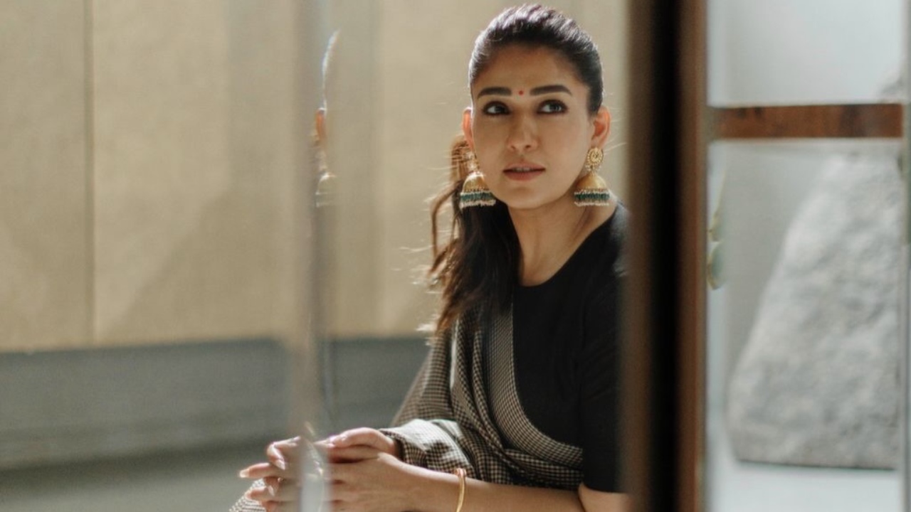 Nayanthara Redefines Tradition With A Chic Checked Black Saree Look – Take Notes 987799