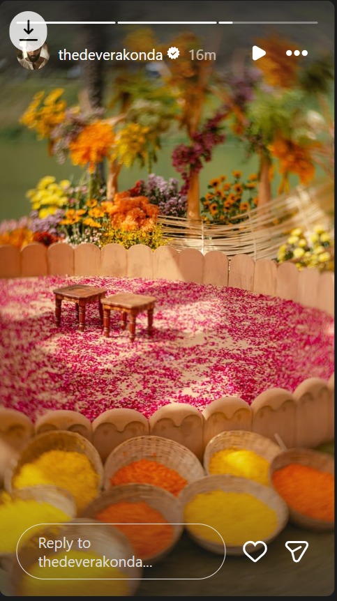 [Photos] Rashmika Mandanna And Vijay Deverakonda's Haldi Ceremony Leaves Fans Awed 988688