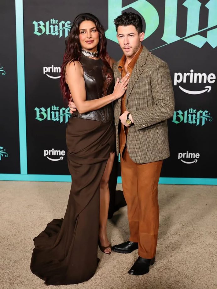 Priyanka Chopra and Nick Jonas Make a Stylish Appearance at The Bluff Premiere 987685