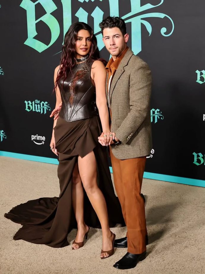 Priyanka Chopra and Nick Jonas Make a Stylish Appearance at The Bluff Premiere 987686