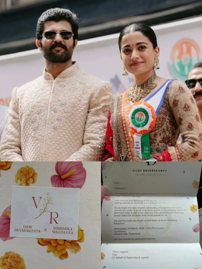 Rashmika Mandanna and Vijay Deverakonda's wedding invite goes viral 987394