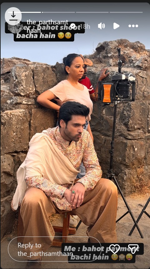Seher Hone Ko Hai's Parth Samthaan Gives A Sneak Peek Into His Chemistry With Rishita Kothari, Teases Upcoming Track 988671