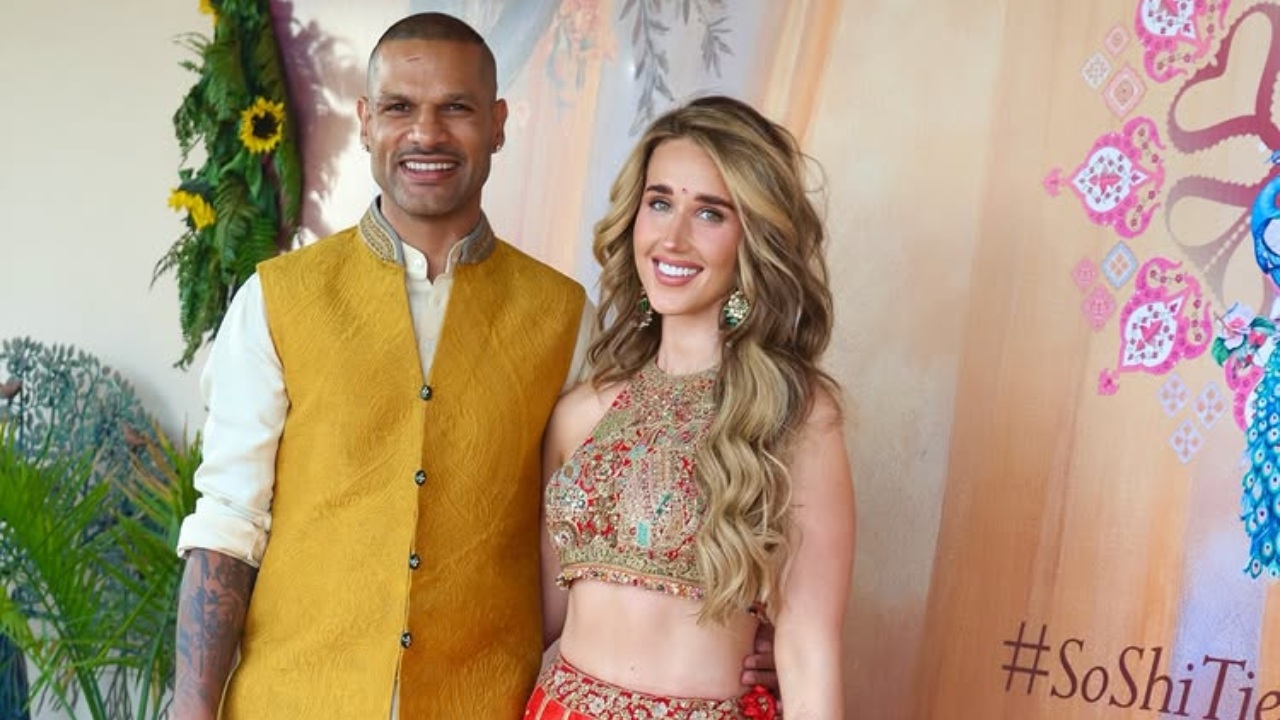 Shikhar Dhawan and Sophie Shine Glow at Their Mehendi and Haldi Ceremony, Share Joyful Moments 988106