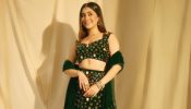 Shivangi Joshi Stuns in Elegant Emerald Green Ethnic Look