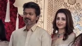 Actor Vijay and Trisha Spark Buzz with Joint Appearance at Chennai Wedding Reception