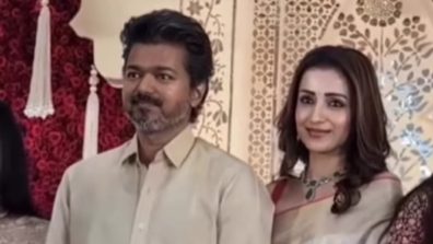Actor Vijay and Trisha Spark Buzz with Joint Appearance at Chennai Wedding Reception