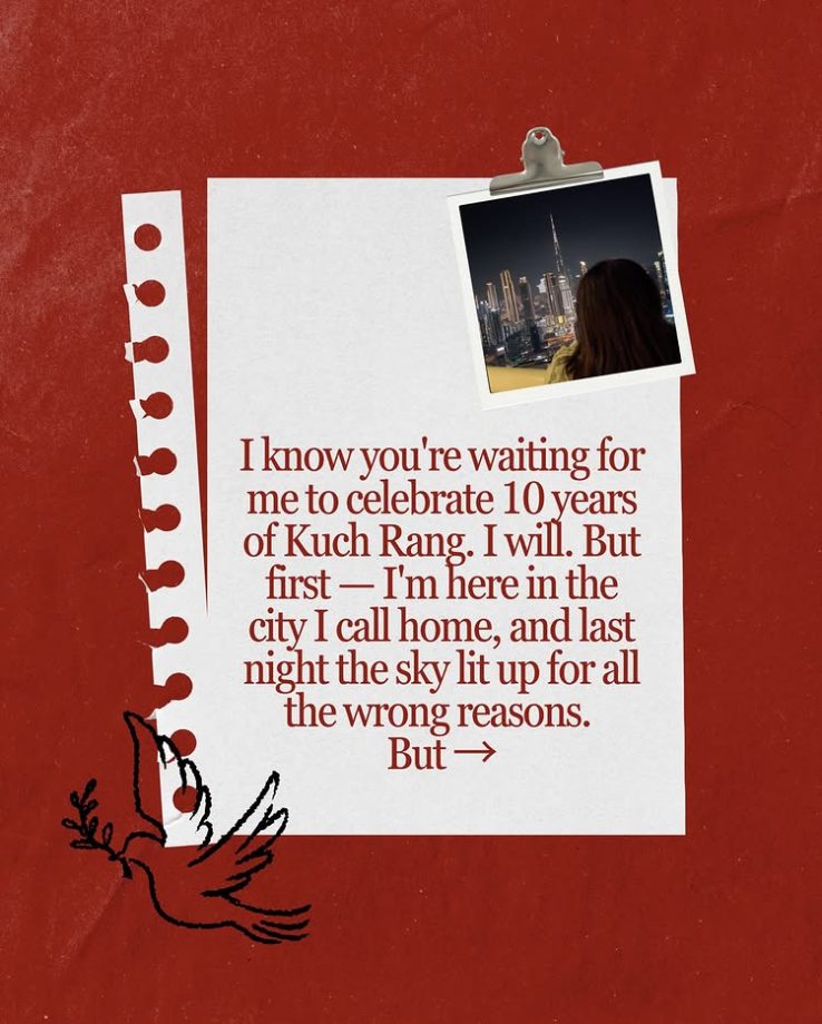 Amid Scary Strikes In Dubai, Erica Fernandes Pens Thankyou Note As Kuch Rang Pyar Ke Aise Bhi Completes 10 Years 989190