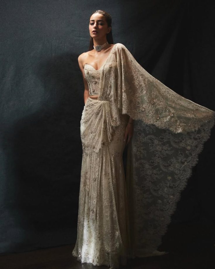 Ananya Panday Steps Out in a Dreamy Ivory Ensemble 990070