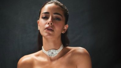 Ananya Panday Steps Out in a Dreamy Ivory Ensemble