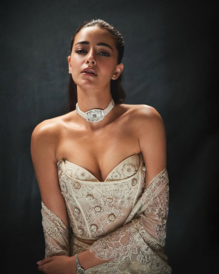 Ananya Panday Steps Out in a Dreamy Ivory Ensemble 990073
