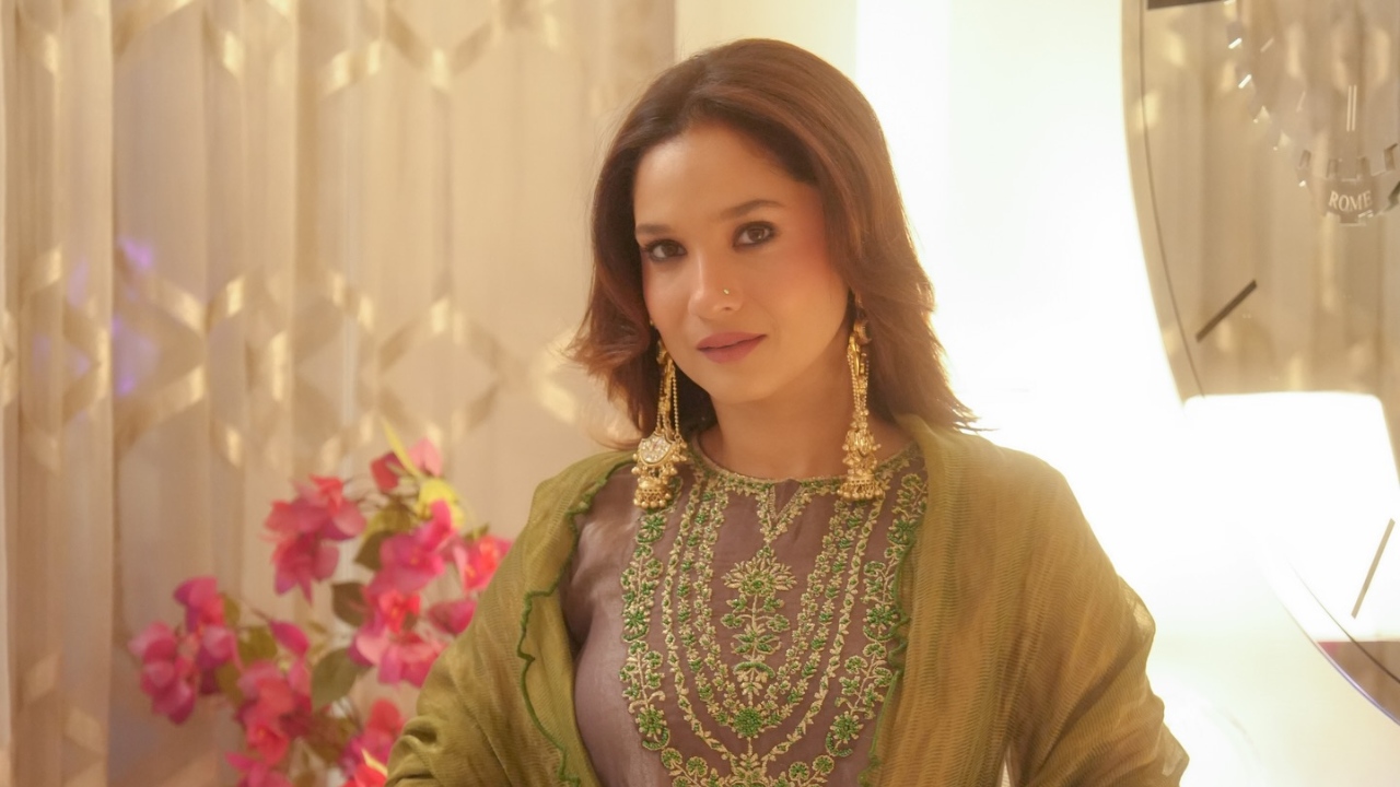 Ankita Lokhande shines in soft festive style for Eid 992521