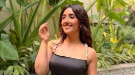 Ashnoor Kaur Stuns in a Chic Black Dress with Elegant Pearl Details
