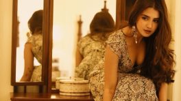 Roshni Walia Brings Boho Charm in a Cream Floral Dress with Effortless Glam