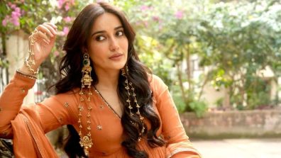 Surbhi Jyoti Keeps It Soft and Beautiful in an Easy Orange Ethnic Look