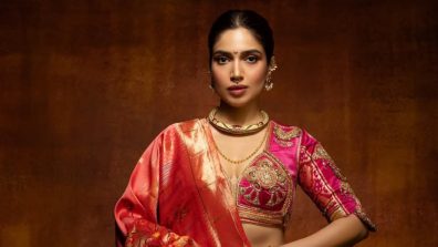 Bhumi Pednekkar celebrates heritage in a real gold zari Paithani saree at the MaTa Sanman