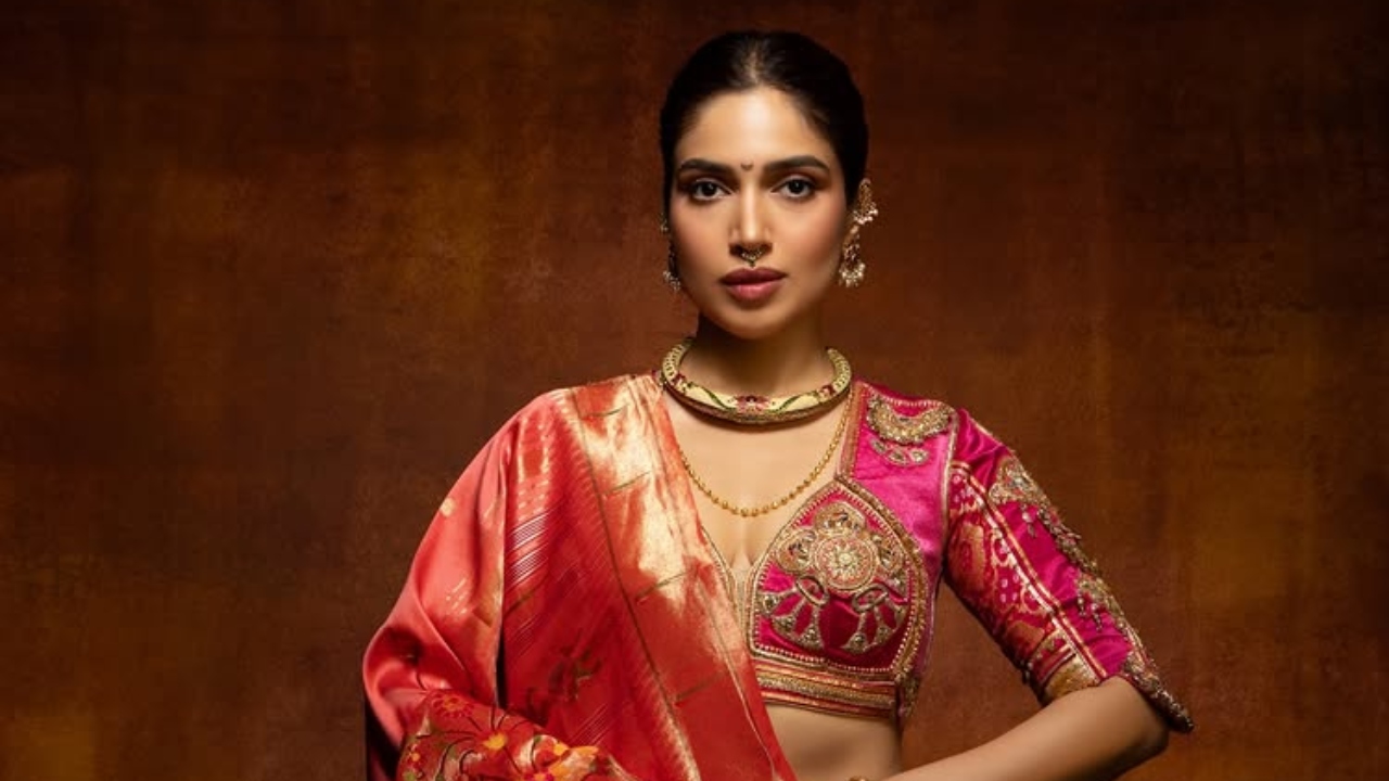 Bhumi Pednekkar celebrates heritage in a real gold zari Paithani saree at the MaTa Sanman