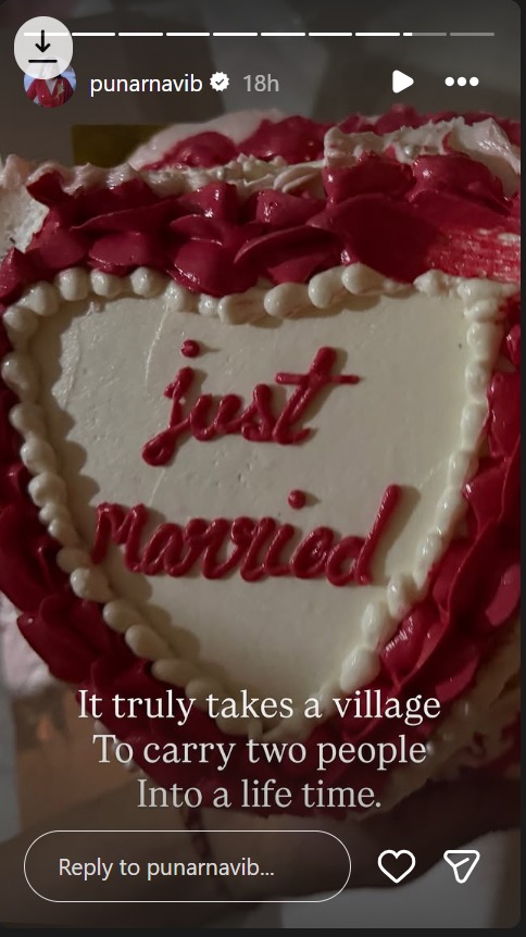 Bigg Boss Telugu S3's Punarnavi Bhupalam Marries Hemanth Varma, Pens A Heartfelt Note 992310