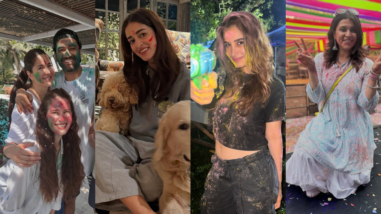 Bollywood Holi 2026: Mrunal Thakur, Katrina Kaif, Ananya Panday, Rasha Thadani, and Mannara Chopra Keep It Real And Joyful 989477
