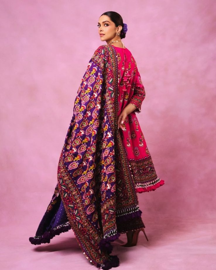 Deepika Padukone Stuns in a Vibrant Custom Jigyam Outfit for Eka Lakhani’s Wedding 991074