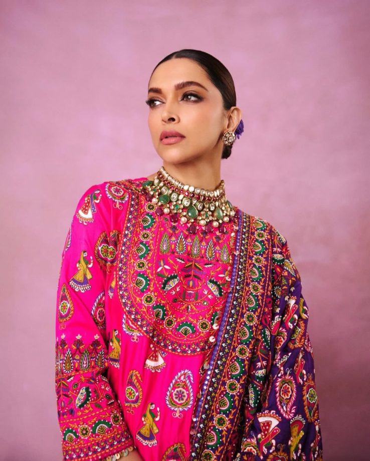 Deepika Padukone Stuns in a Vibrant Custom Jigyam Outfit for Eka Lakhani’s Wedding 991075