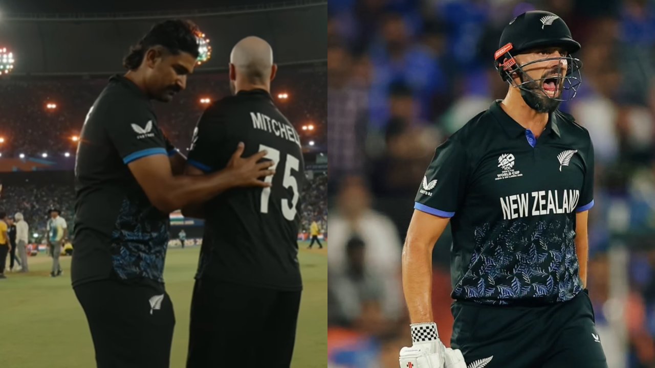 Emotional Post-Match Moment in T20 World Cup 2026 Final: Ish Sodhi Hugs Crying Daryl Mitchell After India’s Big Win 990567