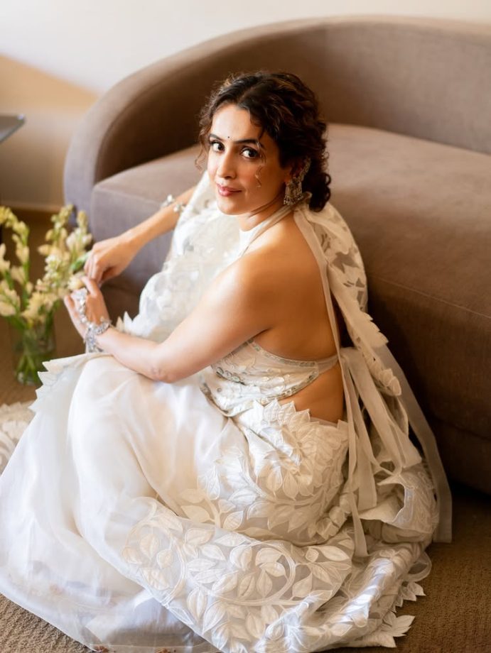 Festive Saree Style Inspiration from Sanya Malhotra, Zareen Khan, Neha Dhupia, and Rhea Chakraborty 989869