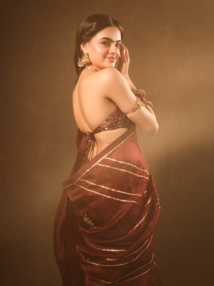 From Yeh Hai Mohabbatein's Little Ruhi To Style Queen — Ruhaanika Dhawan's Saree Look With Backless Blouse Breaks The Internet 992439