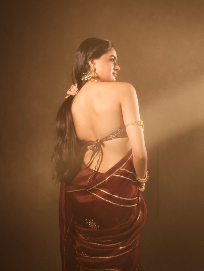 From Yeh Hai Mohabbatein's Little Ruhi To Style Queen — Ruhaanika Dhawan's Saree Look With Backless Blouse Breaks The Internet 992440