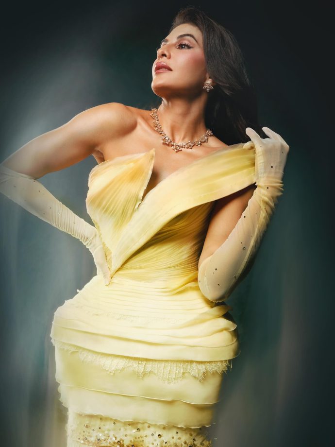 Jacqueline Fernandez Glows In Dreamy Yellow Gown, Serves Timeless Elegance With A Modern Twist 990724