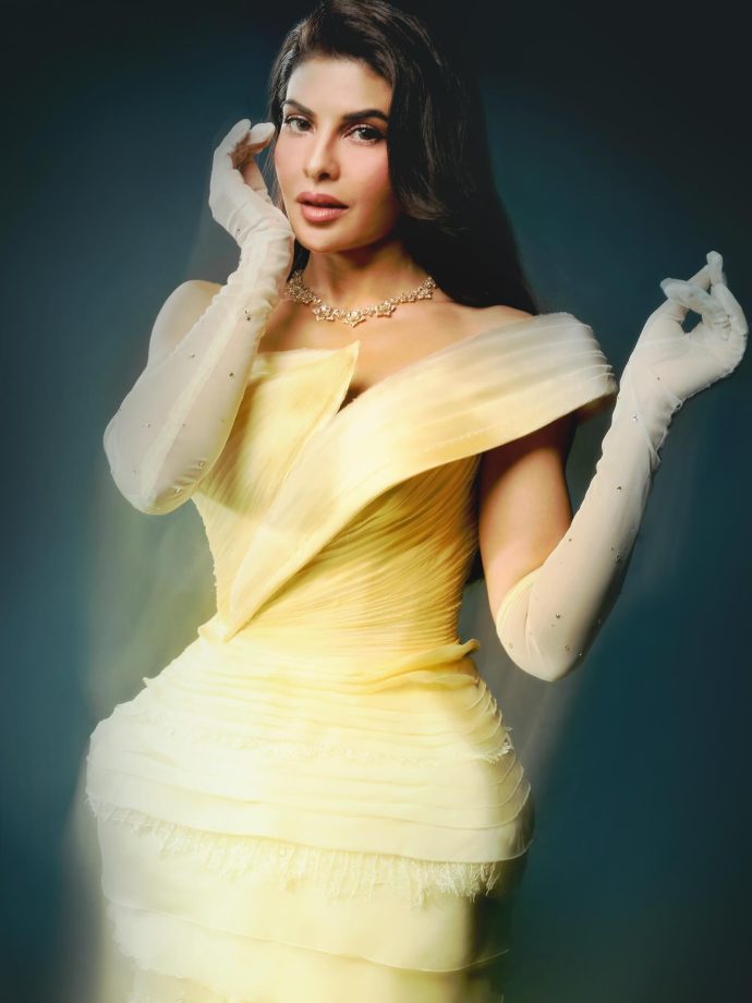 Jacqueline Fernandez Glows In Dreamy Yellow Gown, Serves Timeless Elegance With A Modern Twist 990729