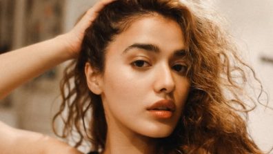 Ketika Sharma stuns in bold black with a clean glam touch