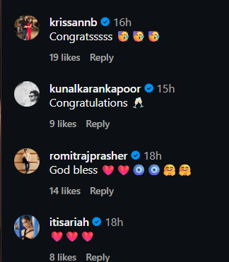 Kinshuk Vaidya Welcome 1st Child With Wife Diiksha Nagpal; Hiba Nawab, Disha Parmar & Others React 990220