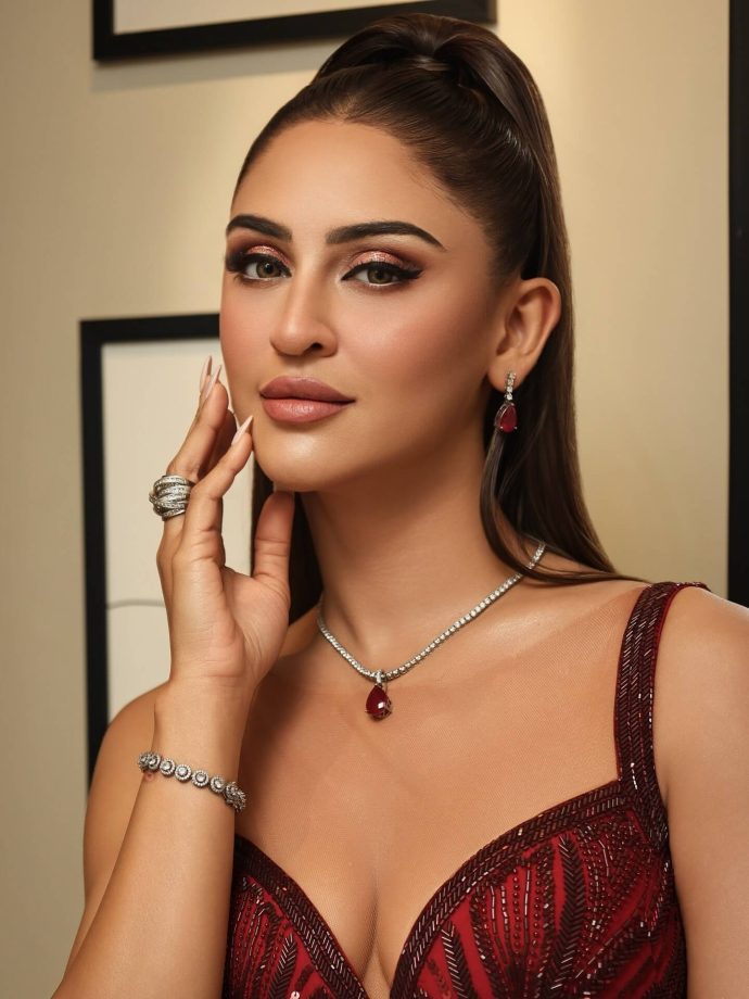 Krystle Dsouza Looks Bold And Beautiful In A Stunning Red Gown 989422