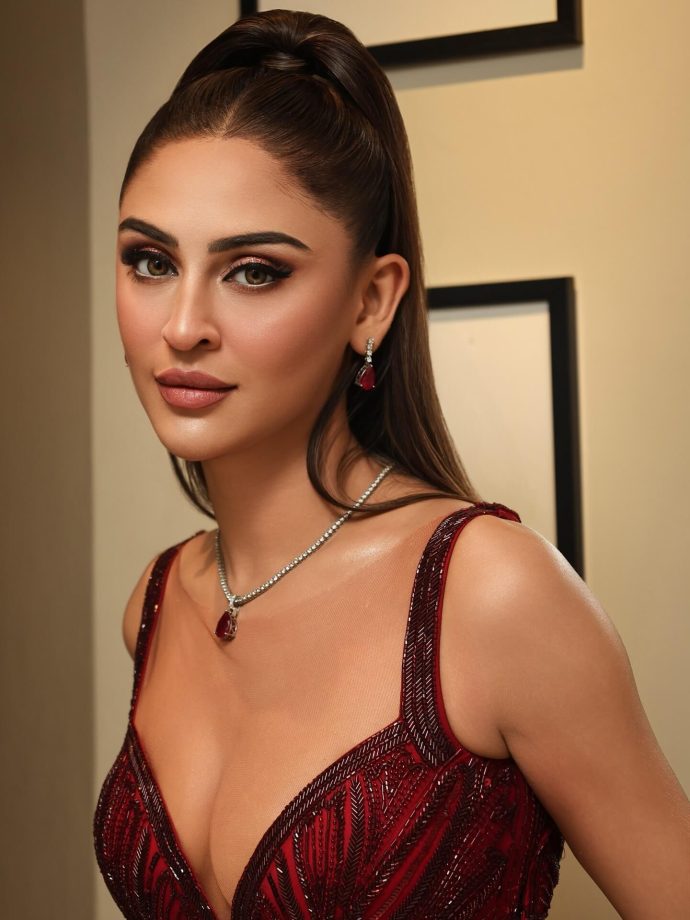 Krystle Dsouza Looks Bold And Beautiful In A Stunning Red Gown 989424