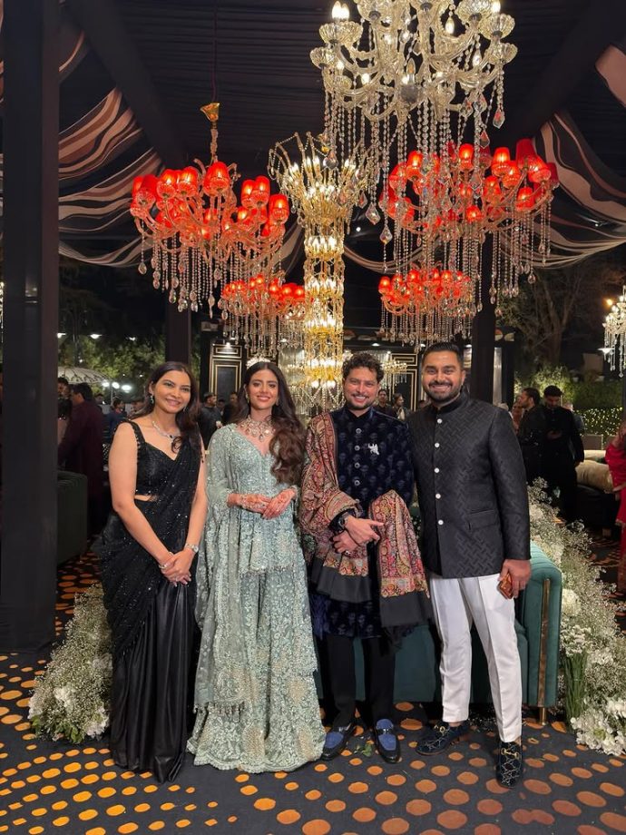 Kuldeep Yadav and Vanshika Chadha celebrate haldi and sangeet ahead of their wedding in Mussoorie 990817