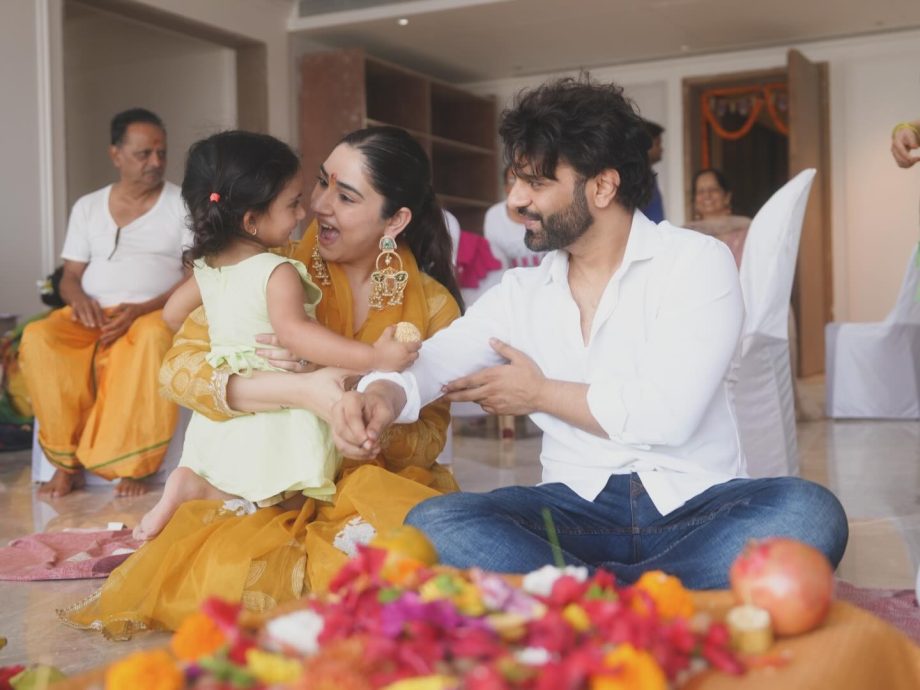 Laughter Chefs's Rahul Vaidya With Wife Disha Parmar Perform Gruh Pravesh Of New Home On Gudi Padwa 991563