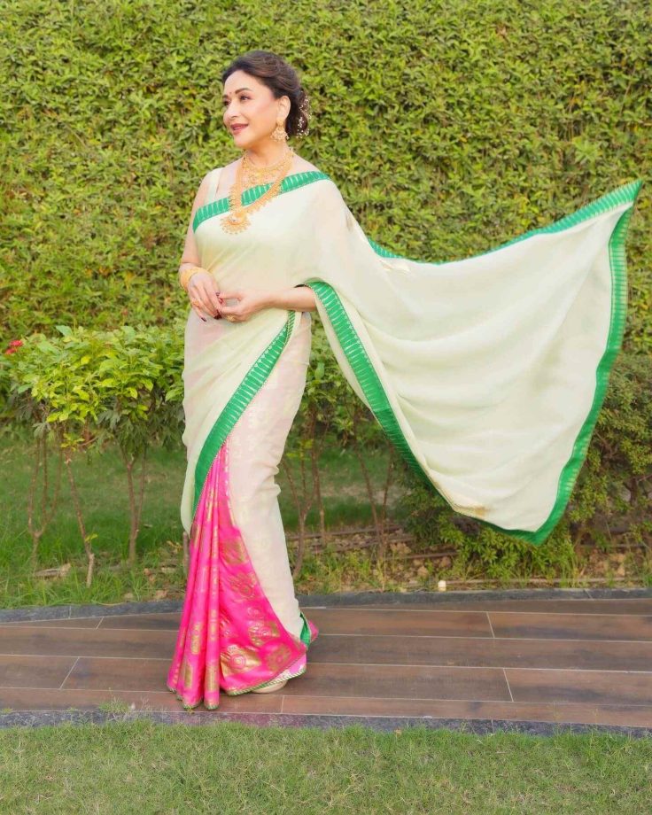 Madhuri Dixit, Kajol Devgn, Shilpa Shetty, and Genelia Deshmukh Show How Sarees Still Rule Bollywood Style 992761
