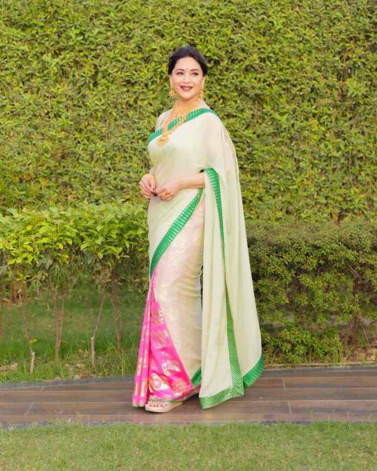 Madhuri Dixit, Kajol Devgn, Shilpa Shetty, and Genelia Deshmukh Show How Sarees Still Rule Bollywood Style 992763