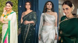 Madhuri Dixit, Kajol Devgn, Shilpa Shetty, and Genelia Deshmukh Show How Sarees Still Rule Bollywood Style