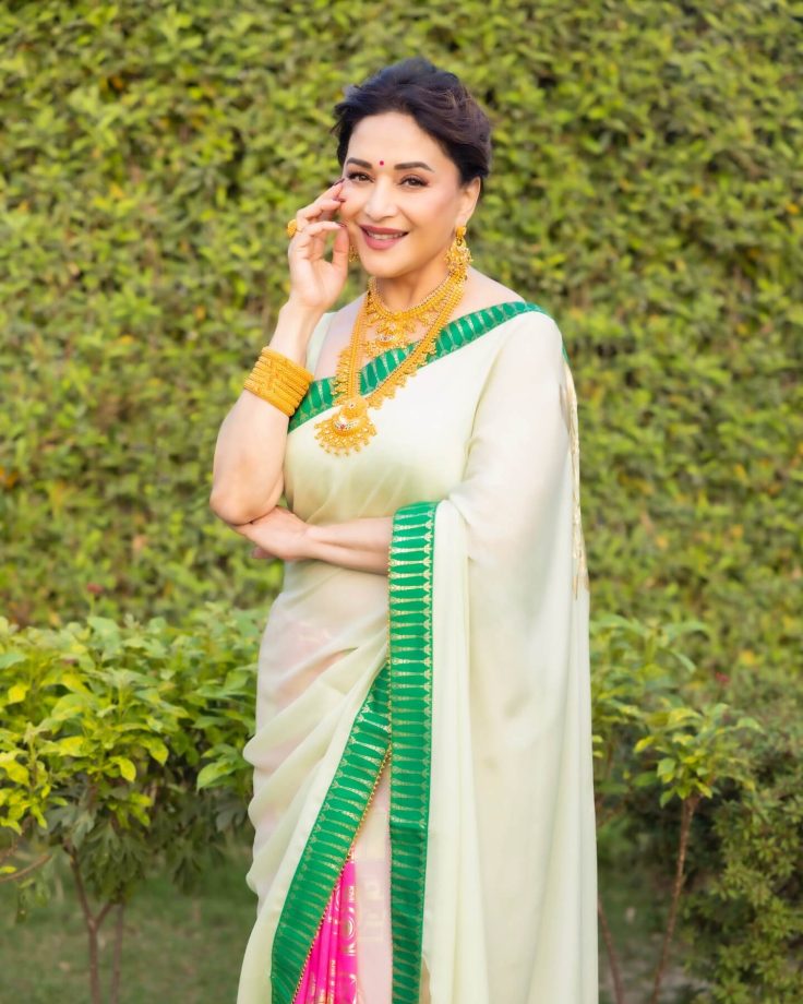 Madhuri Dixit, Kajol Devgn, Shilpa Shetty, and Genelia Deshmukh Show How Sarees Still Rule Bollywood Style 992744