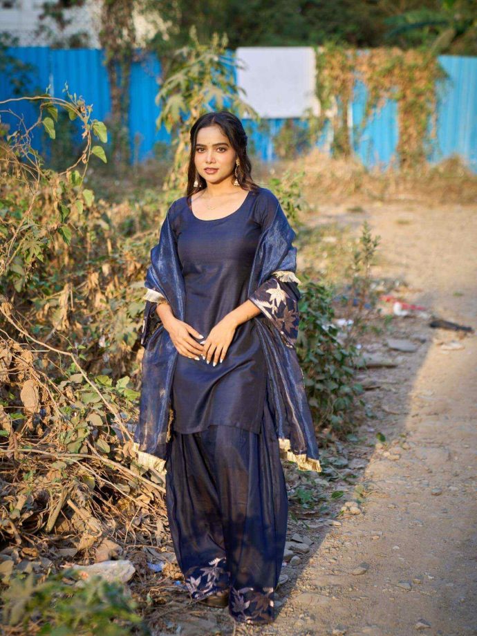 Manisha Rani Elevates Everyday Ethnic Style in Elegant Blue Suit Look 992551