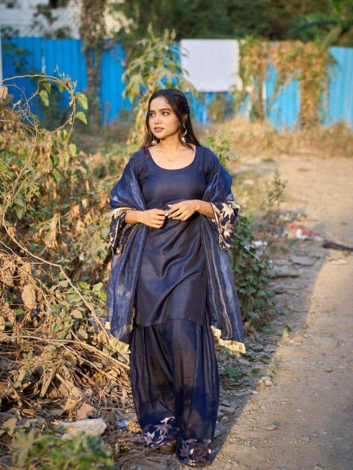 Manisha Rani Elevates Everyday Ethnic Style in Elegant Blue Suit Look 992552