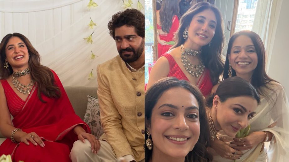 Minimal Yet Magical! Kritika Khurana Marries Gaurav Kapur; Bridesquad Stun In Kasavu Sarees 990558