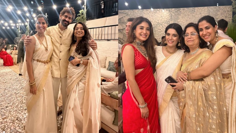 Minimal Yet Magical! Kritika Khurana Marries Gaurav Kapur; Bridesquad Stun In Kasavu Sarees 990559