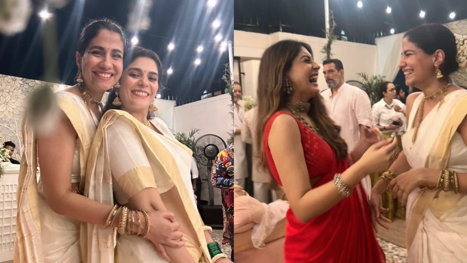 Minimal Yet Magical! Kritika Khurana Marries Gaurav Kapur; Bridesquad Stun In Kasavu Sarees 990560