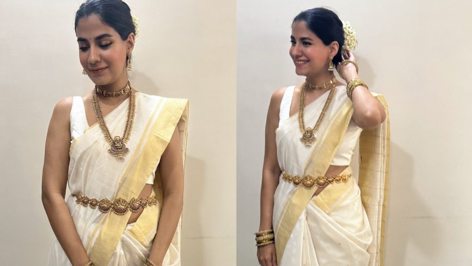 Minimal Yet Magical! Kritika Khurana Marries Gaurav Kapur; Bridesquad Stun In Kasavu Sarees 990564