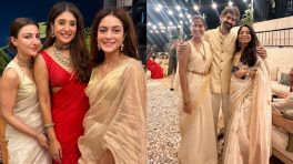 Minimal Yet Magical! Kritika Khurana Marries Gaurav Kapur; Bridesquad Stun In Kasavu Sarees