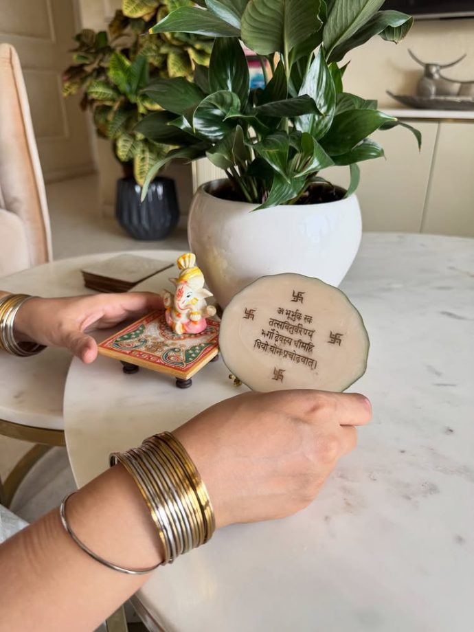 Mom-to-be Surbhi Jyoti Embraces Festive Spirit During Kanjak In Elegant White Anarkali 992420