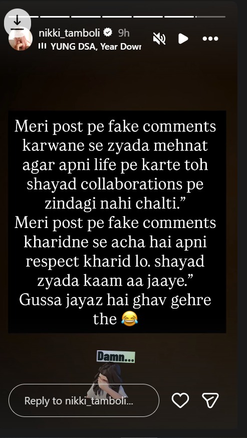 Nikki Tamboli Writes Cryptic Note Post Eviction From 'The 50', Says 